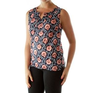 Talbot Navy/Orange Top